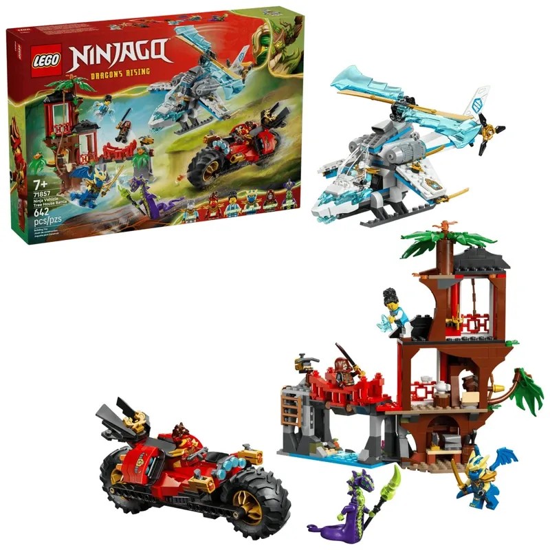 لگو نینجاگو مدل Ninja Vehicle Tree House Battle کد 71857