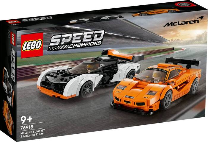 لگو Speed Champions McLaren Solus GT and McLaren F1 LM Set کد 76918