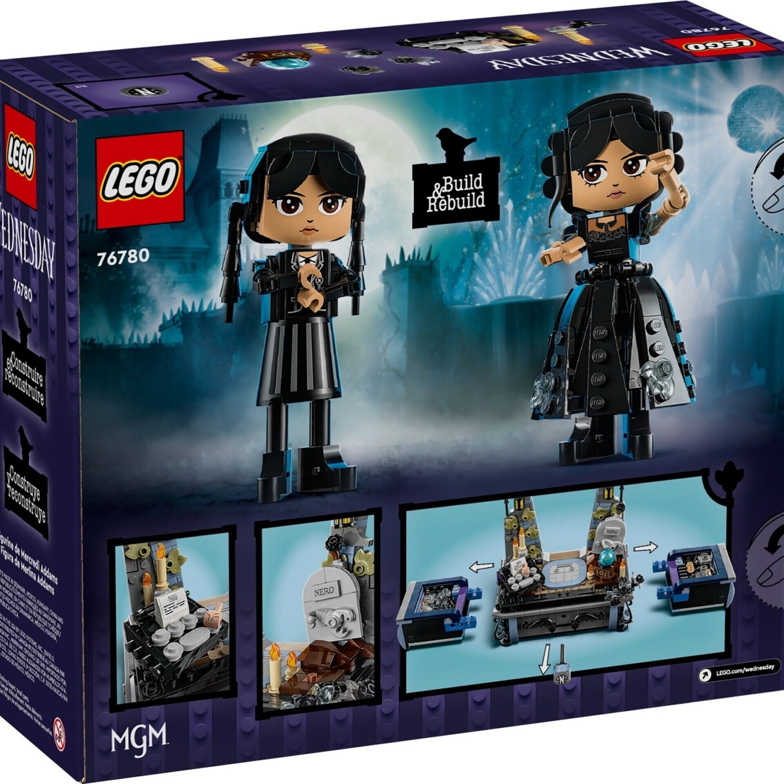 لگو سری ونزدی مدل ونزدی آدامز Wednesday Addams Figure کد 76780