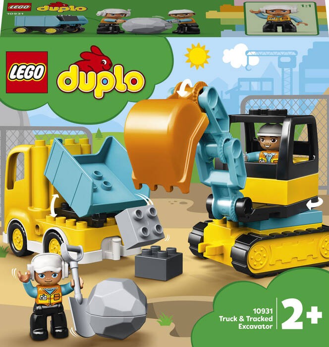 لگو DUPLO Town Truck and Tracked Excavator کد 10931