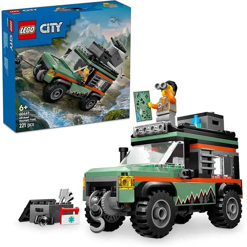 لگو سری سیتی مدل 60447 Off-Road 4×4 Mountain Truck