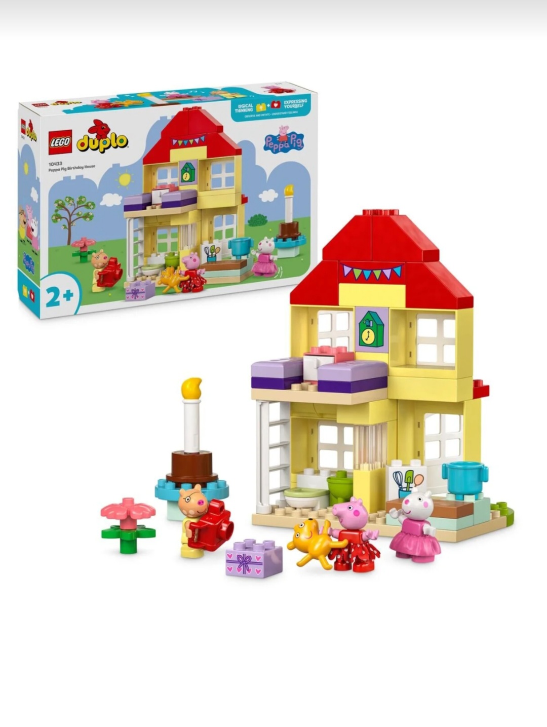 لگو اورجینال LEGO DUPLO Peppa Pig Birthday House (کد ۱۰۴۳۳)