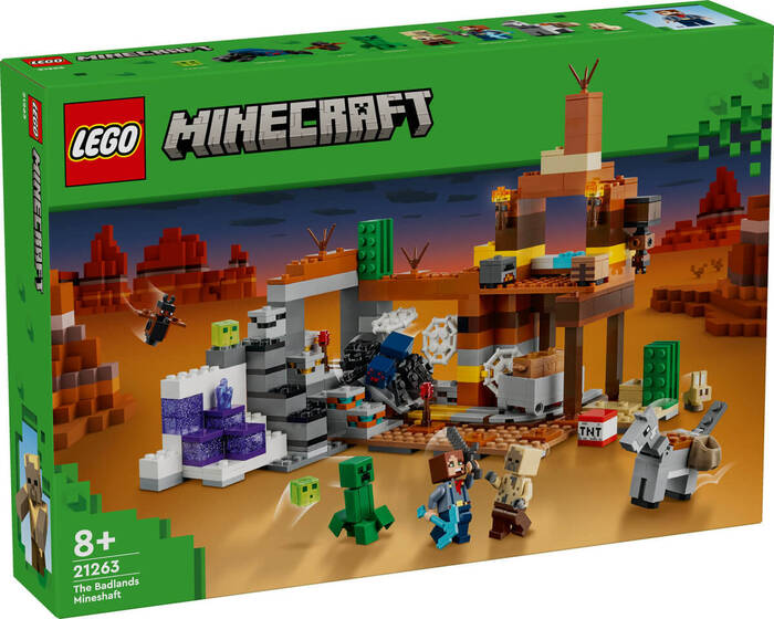 لگو Minecraft The Badlands Mineshaft کد 21263