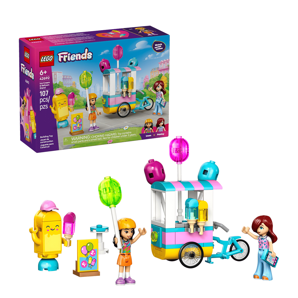 LEGO Ice Cream & Balloon Stand 42692