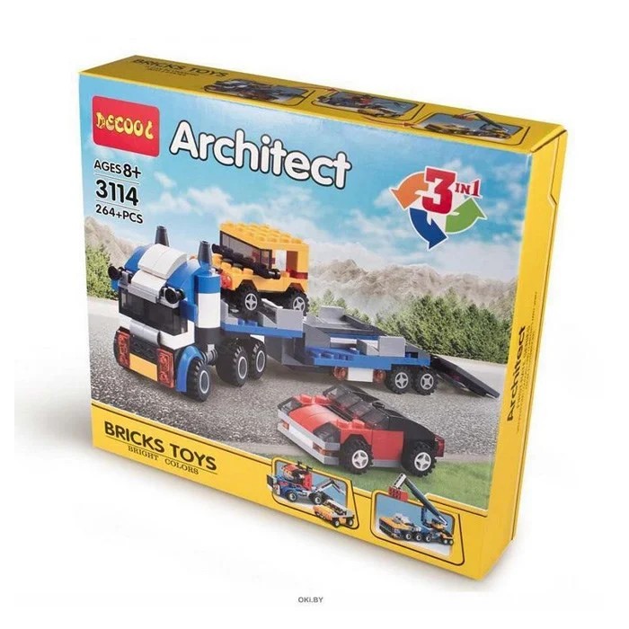 لگو آرشیتکت 3در1 بریک LEGO BRICK 3in1 Architect مدل 3114