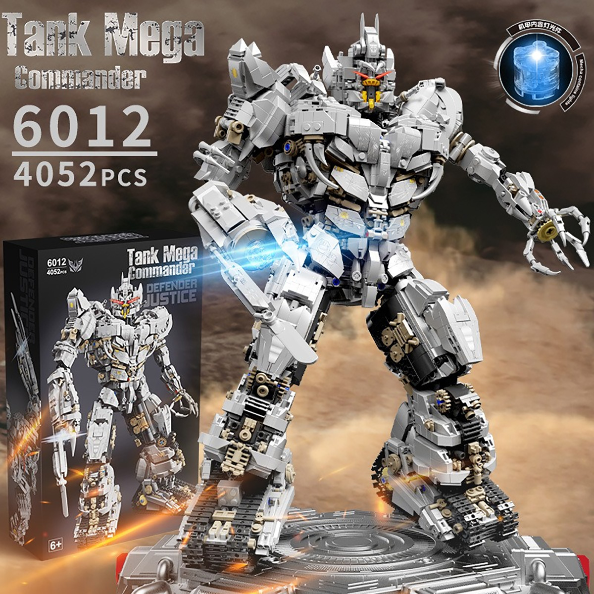 لگو قهرمانی ربات ترنسفورمز مدل 6012 High Tech Transformation Robot Mecha Autobot Tank
