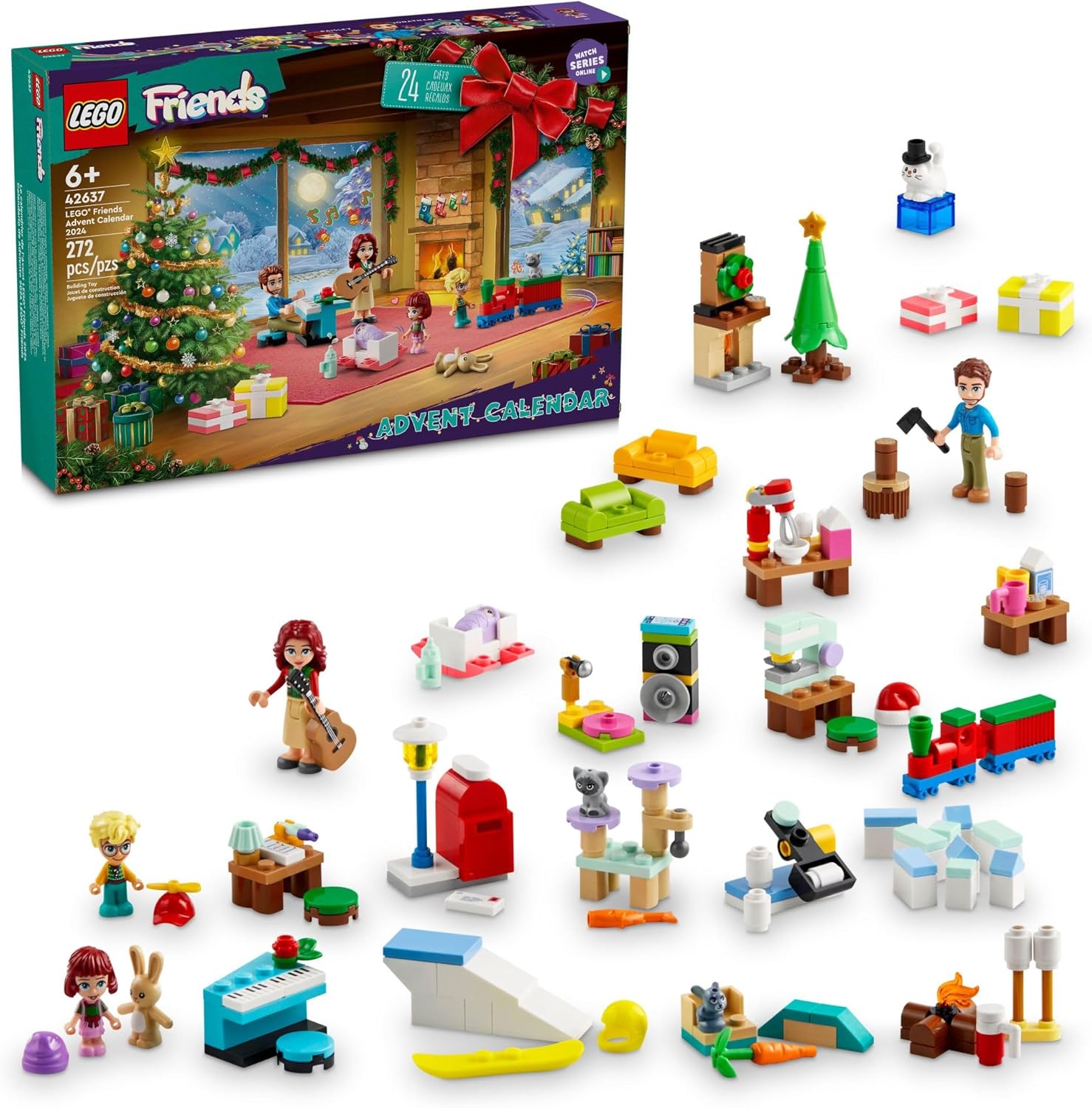 LEGO Friends Advent Calendar 2024 for Kids - Christmas Advent Calendar 42637