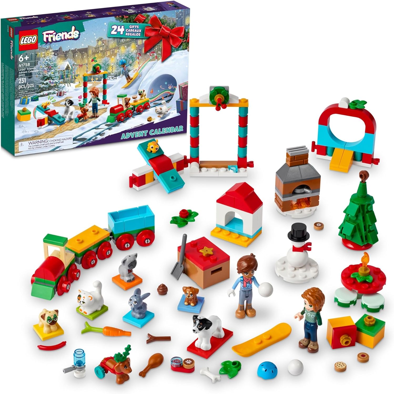 LEGO Friends 2023 Advent Calendar 41758 Christmas Holiday Countdown Playset