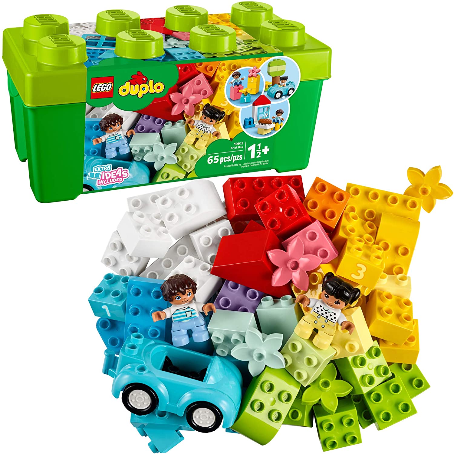 LEGO DUPLO Classic Brick Box 10913 First Set with Storage Box