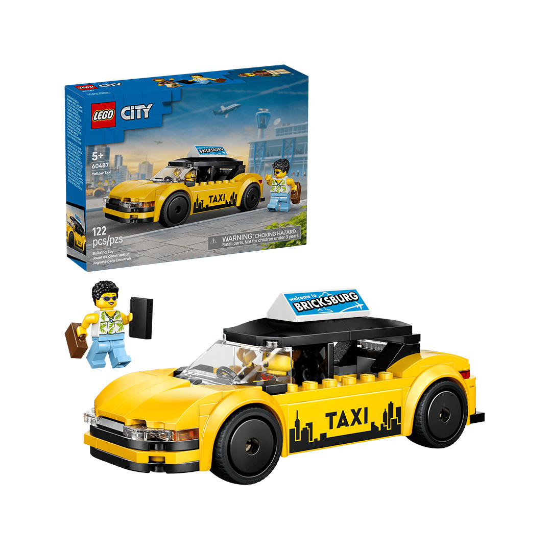 LEGO yellow taxi city 60487