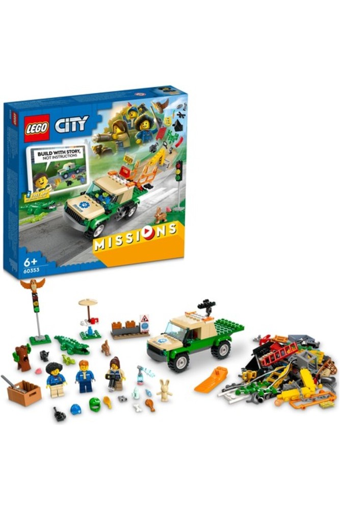 LEGO ® City Wild Animal Rescue Missions 60353 - Creative Toy Building Set (246 Pieces)