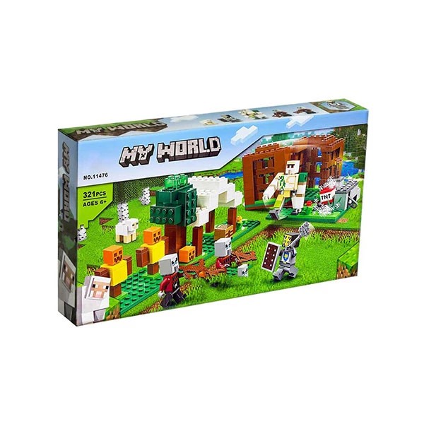 لگو 321 تکه ماینکرافت مدل The Pillager Outpost کد 11476