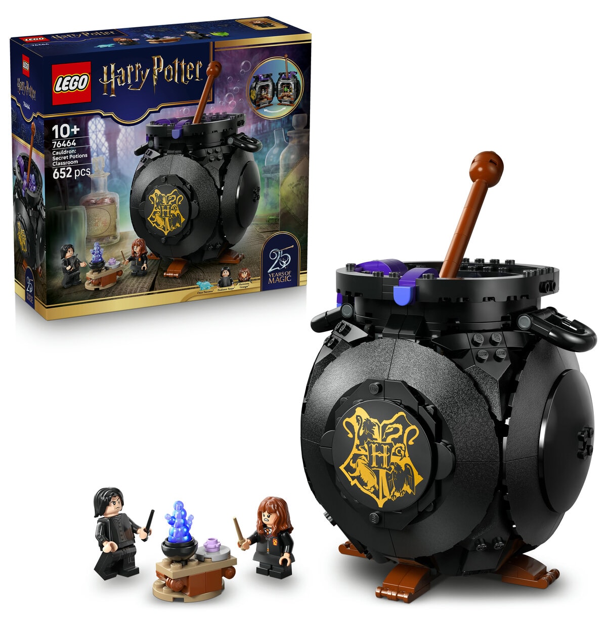 لگو 76464 Harry Potter 10+ دیگ کلاس معجون‌های مخفی، 652 قطعه