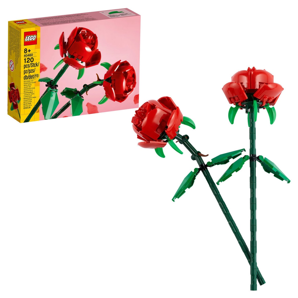 لگو 40460 Botanicals Gül مدل گل تزئینی، 120 قطعه
