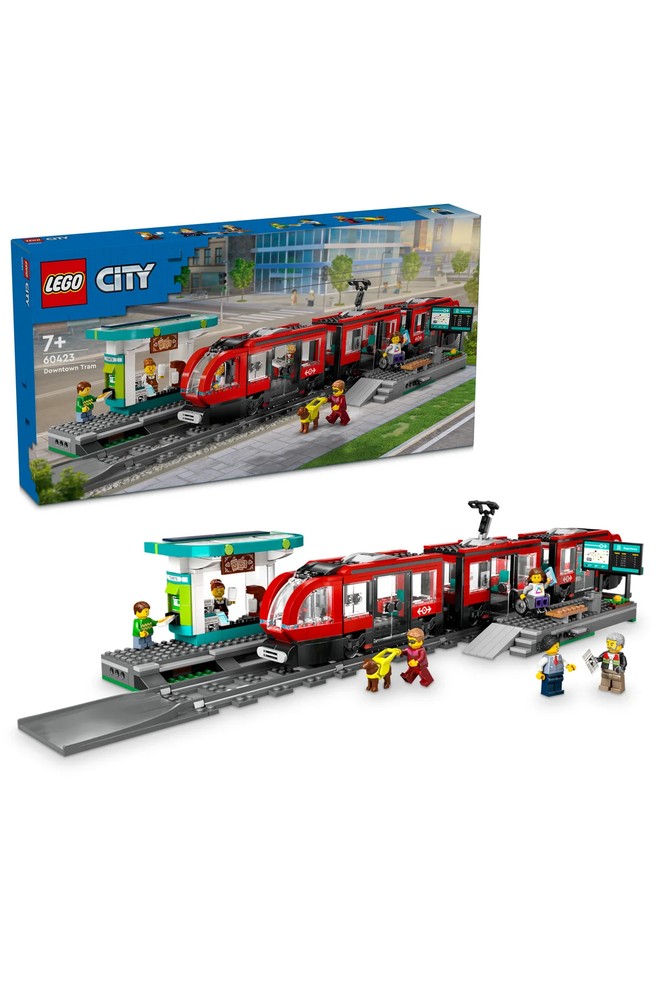 لگو ساختنی ایستگاه ترامواي مرکز شهر LEGO® City LEGO