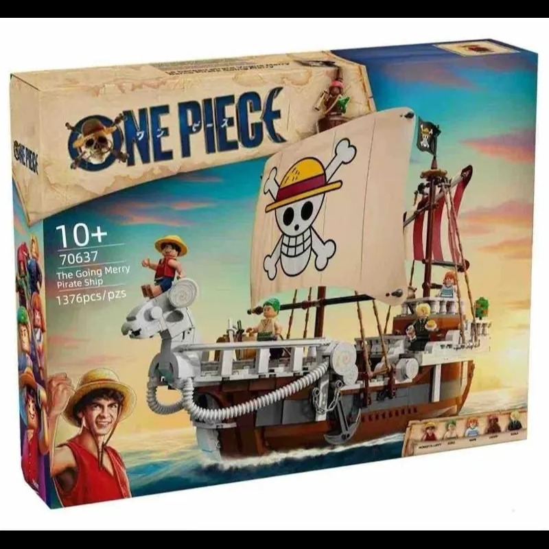 لگو ساختنی کشتی دزدان دریایی وان پیس one piece pirate ship کد 70637 تعداد قطعات 1372
