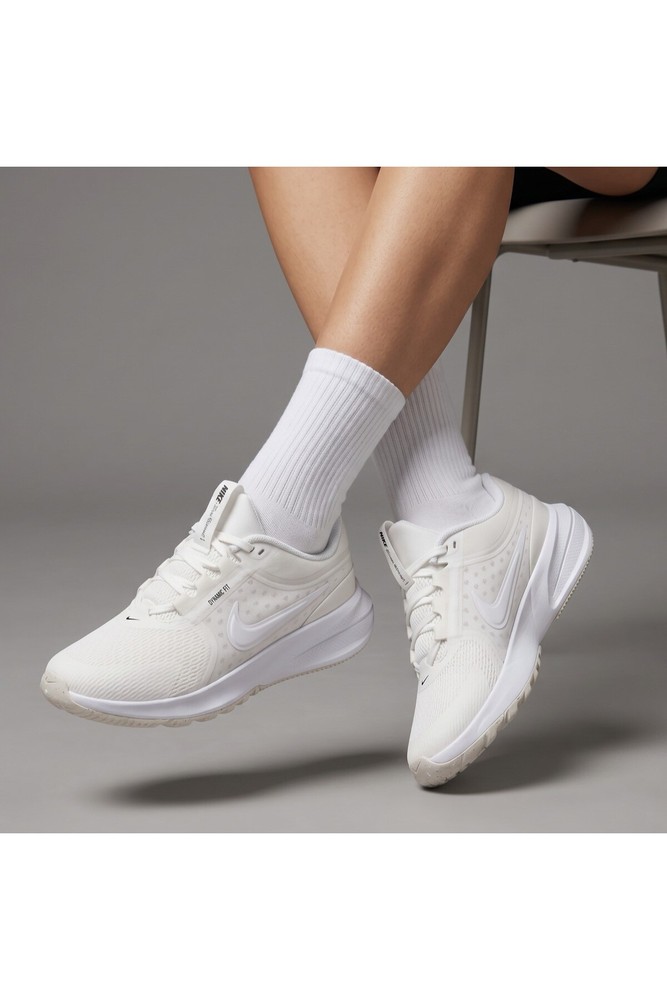 Star Runner 5 White Running Shoes Sportie (Slim Fit) Nike نایکی اورجینال