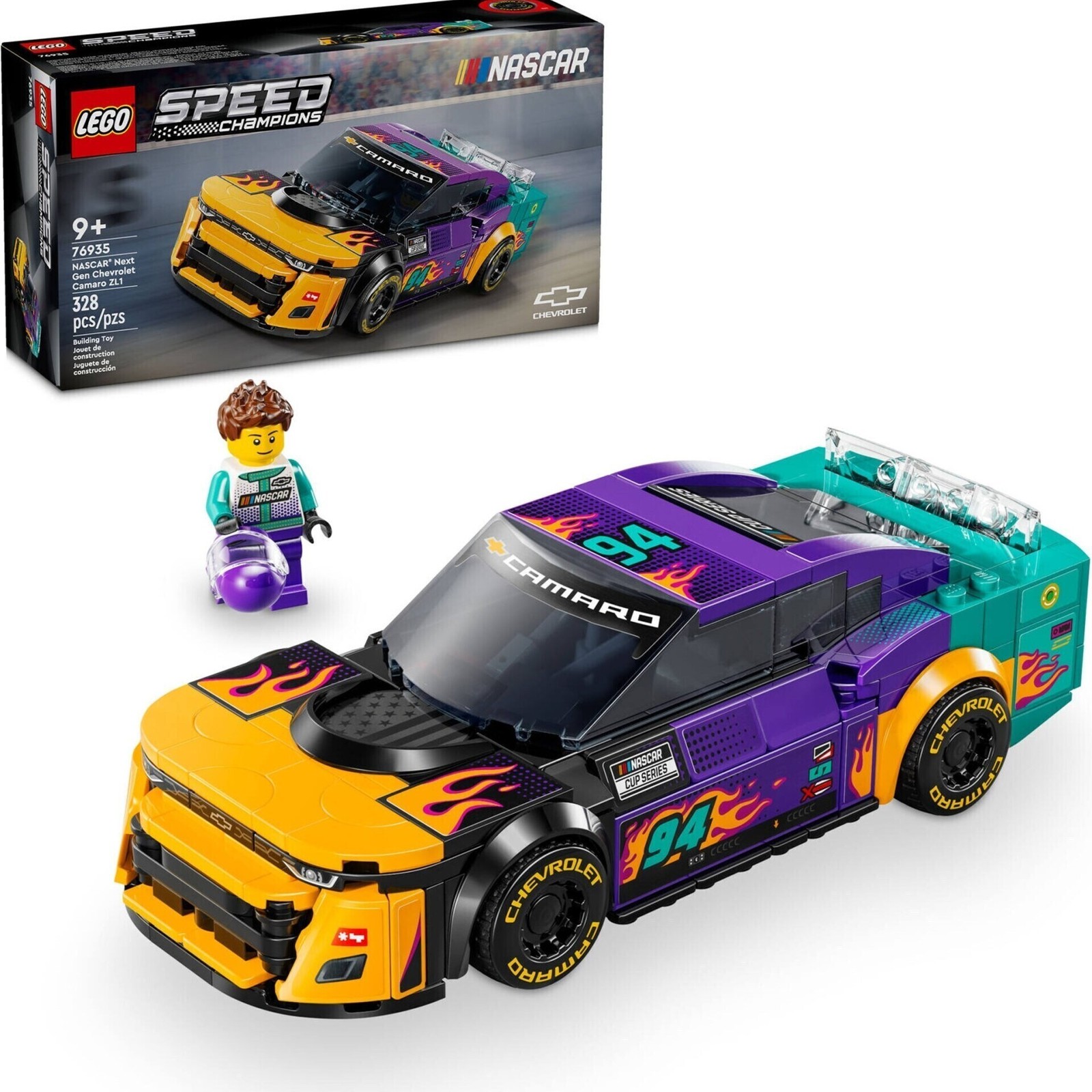 لگو سری اسپید مدل NASCAR® Next Gen Chevrolet Camaro ZL1 کد ۷۶۹۳۵