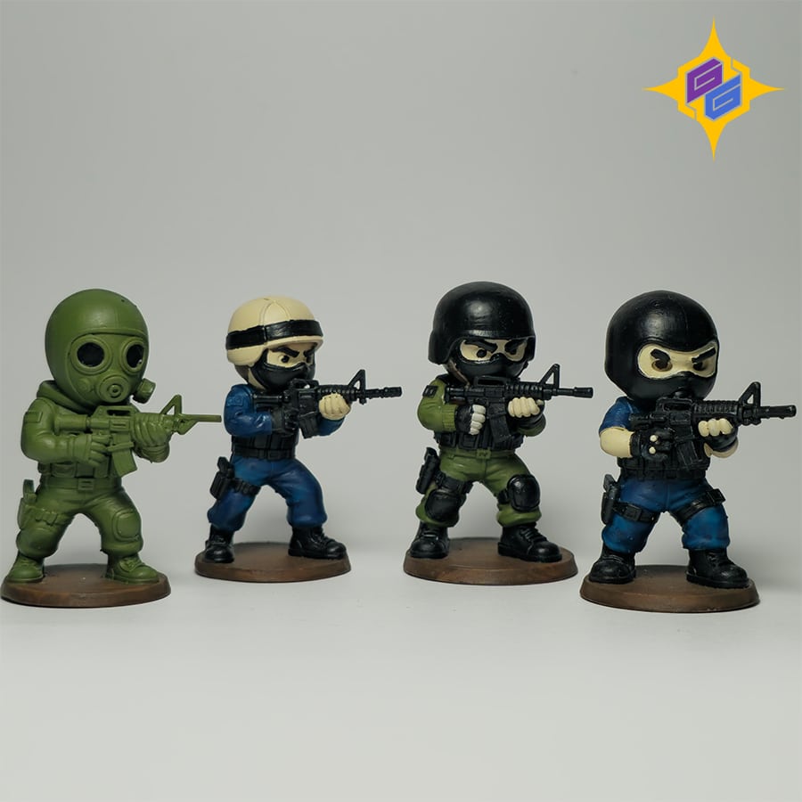 مینی فیگور طرح Counter-Strike Counter Terrorist minifigure