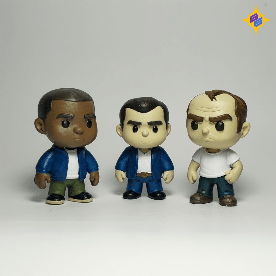 مینی فیگور طرح GTA V minifigure