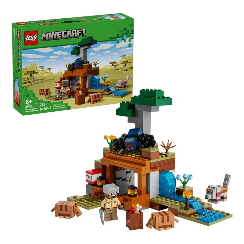 لگو Minecraft The Armadillo Mine Expedition سری ماینکرفت کد 21269