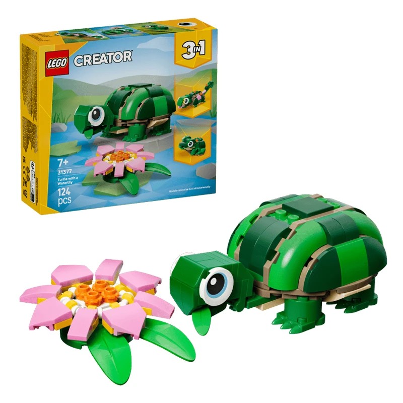 لگو Turtle with a Waterlily سری کریتور کد 31377