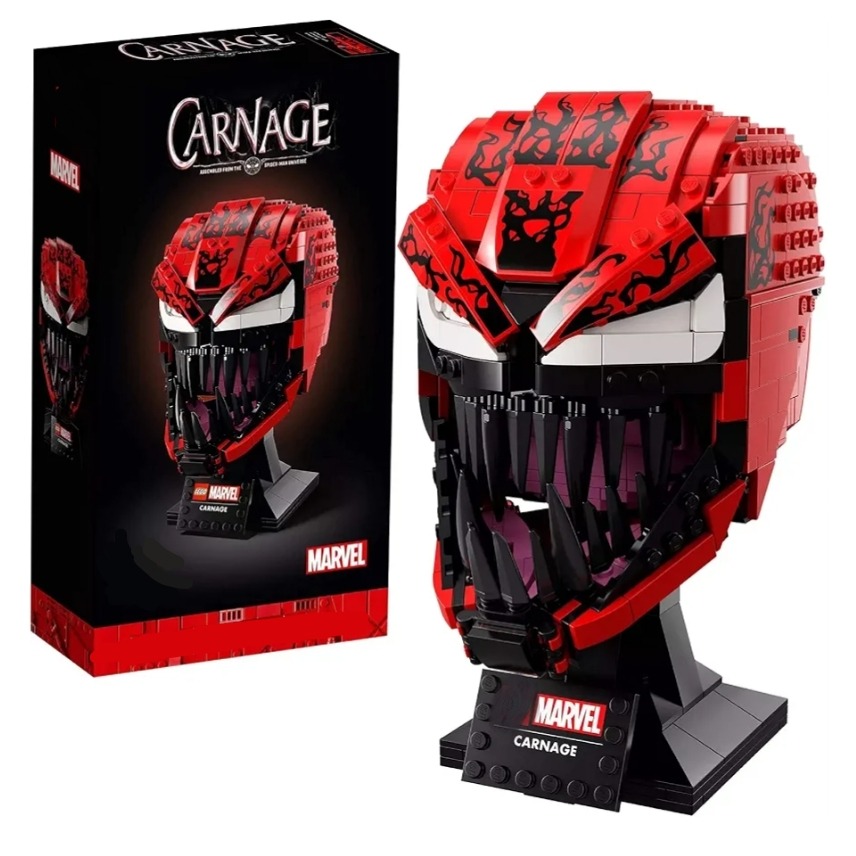 لگو ساختنی کارنیج ونوم قرمز 546 قطعه Carnage marvel کد 99031