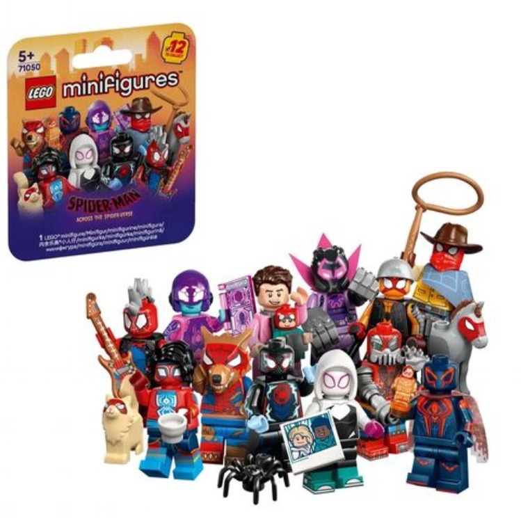 مینی فیگور لگویی اسپایدرمن شانسی کد 71050 LEGO-Minifigures Spider Man: Across the Spider-Verse
