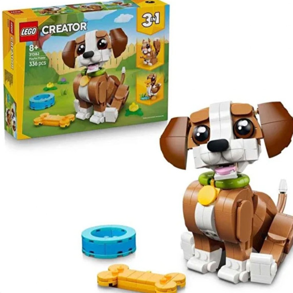 لگو اورجینال سری کریتور پاپی بازیگوش 336 قطعه کد 31382 LEGO Creator Cute Animals: Playful Puppy