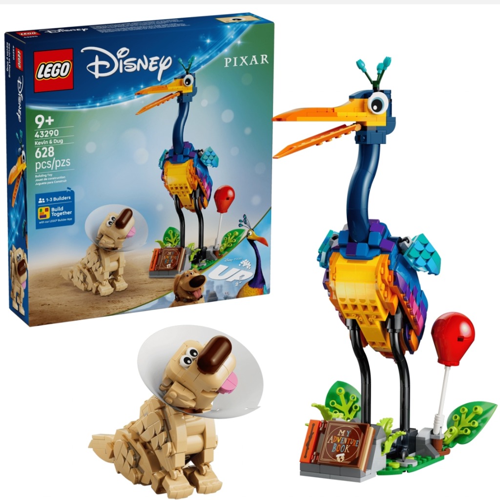 لگو ساختنی دیزنی کوین و داگ 628 قطعه کد 43290 LEGO-Disney Pixar Kevin and Dug