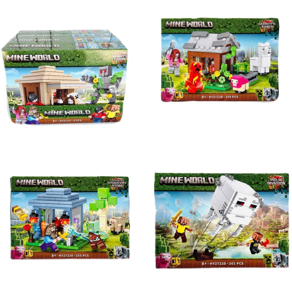 لگو ساختنی ماینکرافت Minecraft پک 4 عددی کد 2722