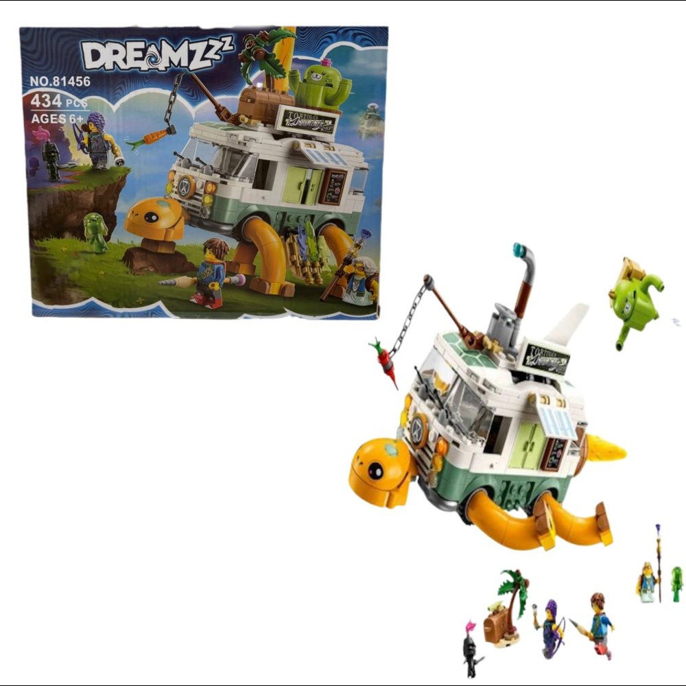 لگو ساختنی دریمز Dreamz مدل لاک‌پشت خانم کاستیلو 454 قطعه کد 81456