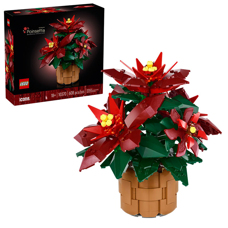 لگو آیکون مدل گل پوینستیا Poinsettia کد 10370
