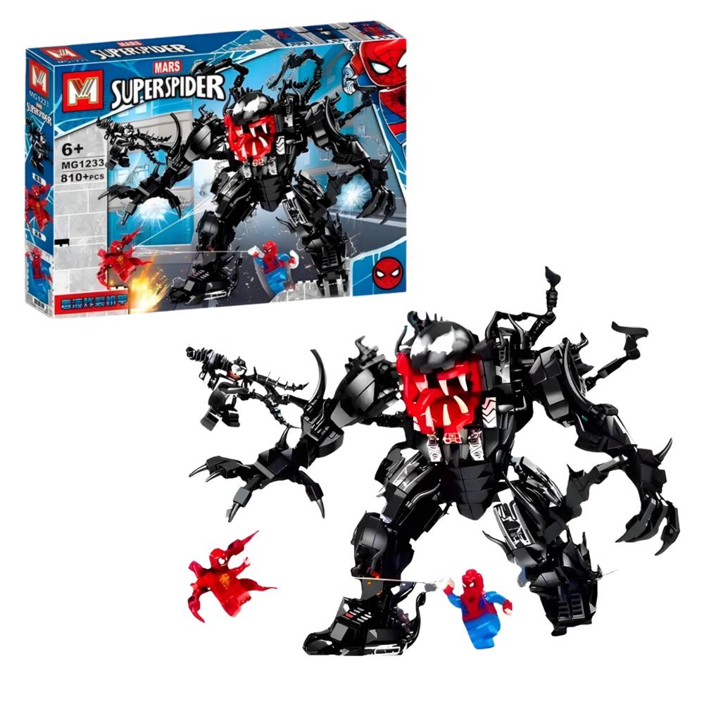 لگو ساختنی ونوم و اسپایدرمن مدل 1233 ـ venom spiderman Lego set