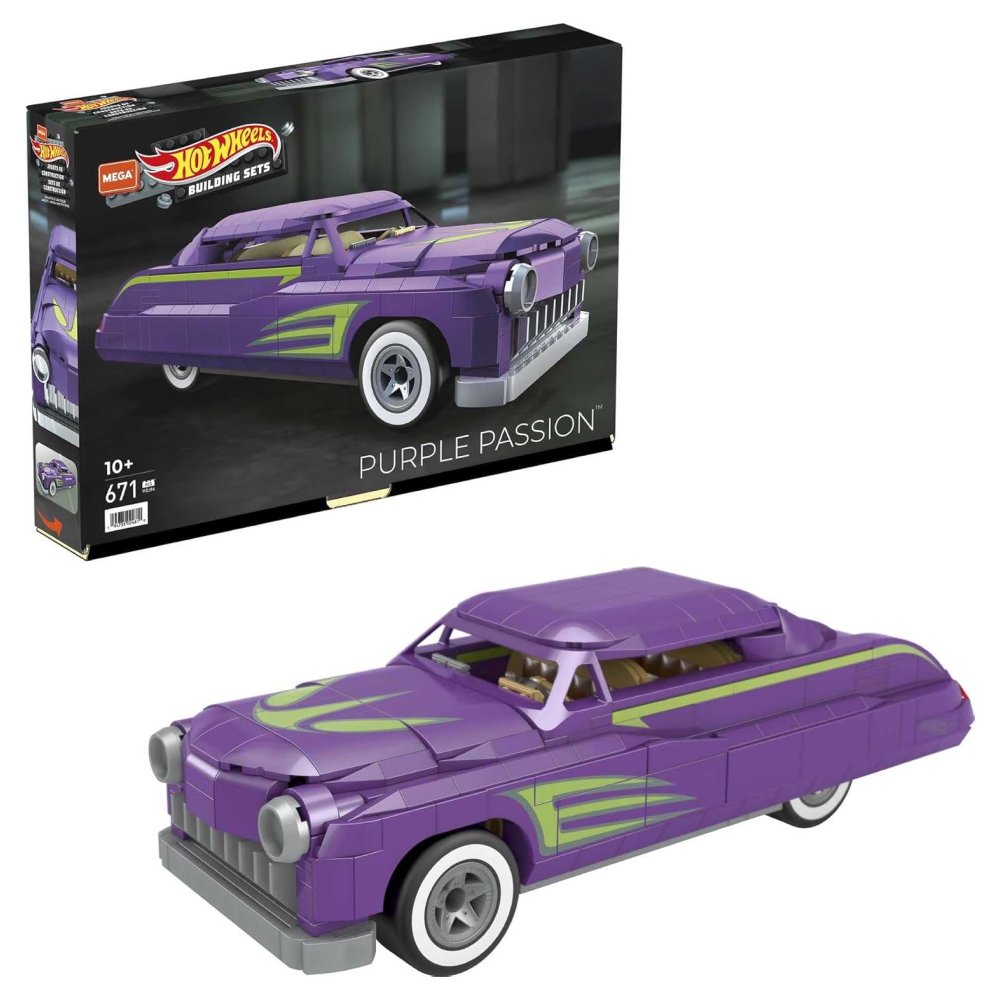 لگو تکنیک ماشین مسابقه ای هات ویلز 671 قطعه مدل Hot Wheels Mega PURPLE PASSION