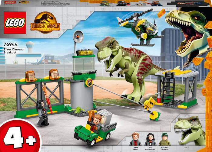 لگو Jurassic World T. rex Dinosaur Escape کد 76944