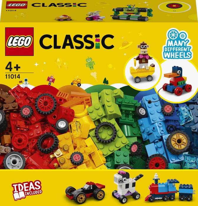 لگو Classic Building Bricks and Wheels کد 11014