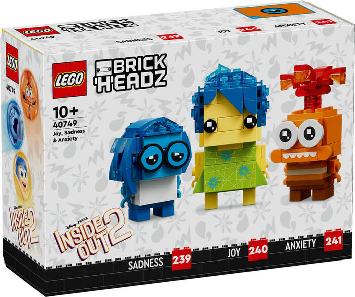 لگو BrickHeadz Disney Pixar Joy, Sadness and Anxiety کد 40749