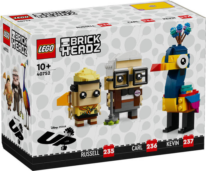 لگو BrickHeadz Disney Pixar Carl, Russell and Kevin کد 40752