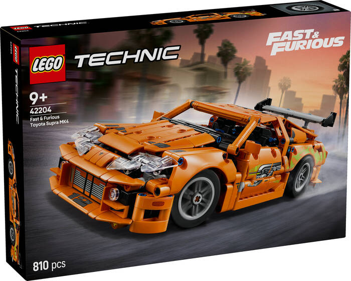 لگو Technic Fast and Furious Toyota Supra MK4 کد 42204