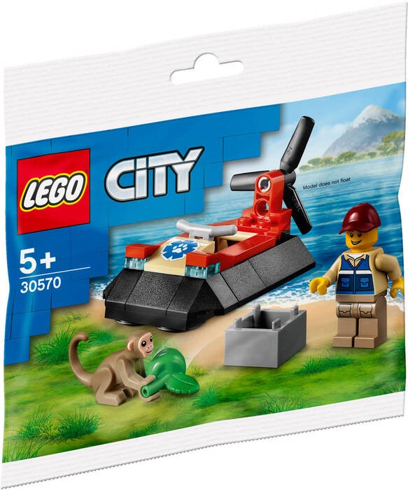 لگو City Wild Animal Rescue Hovercraft کد 30570