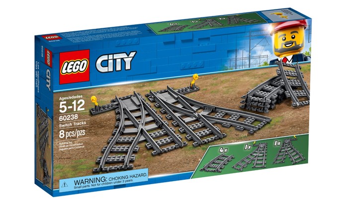 لگو City Switching Tracks کد 60238