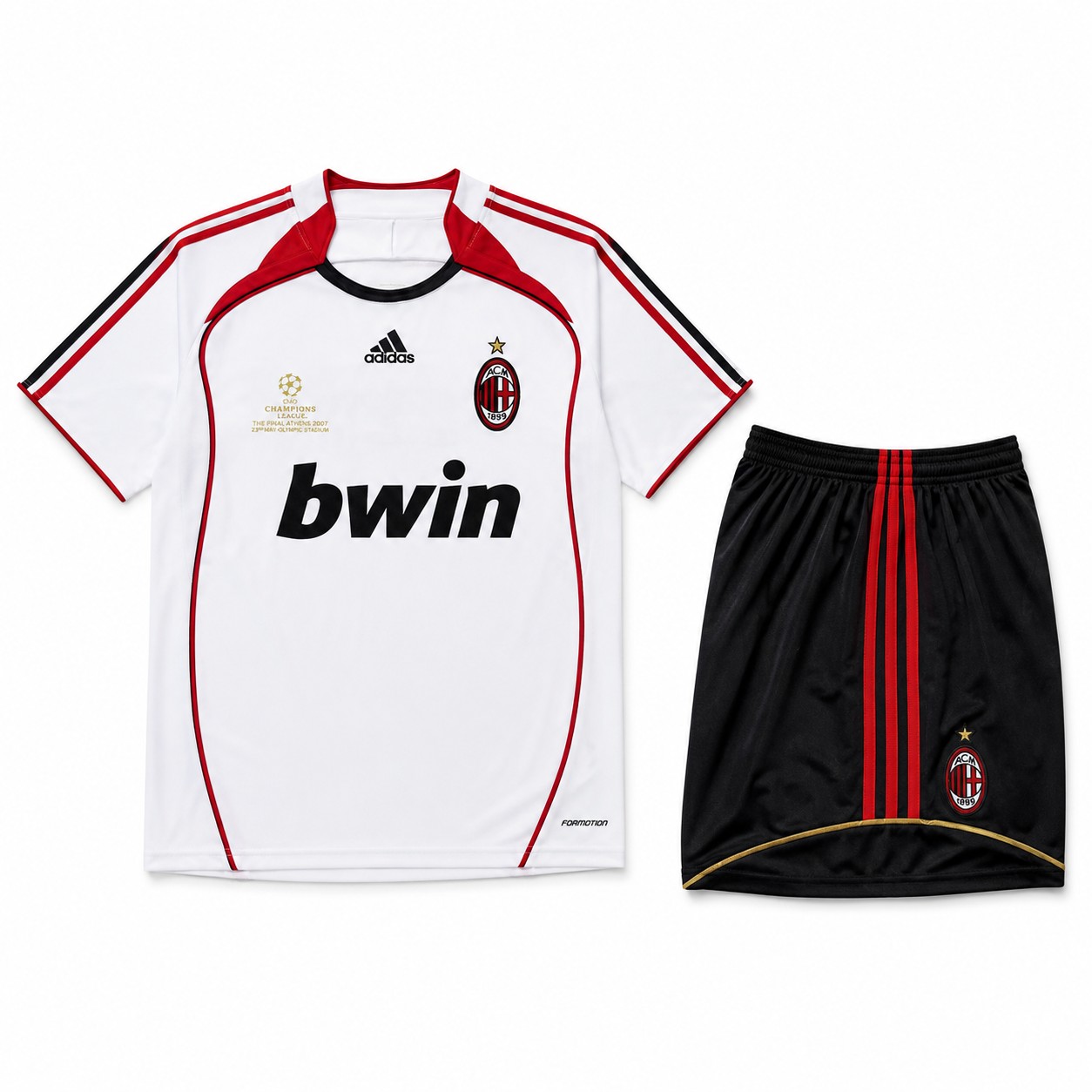 کیت کلاسیک میلان 2007 سفید | AC Milan Home Kit 2007