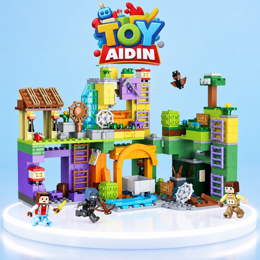 ساختنی ژگائو مدل معدن ماینکرفتی طرح Cube World Mine کد 981009