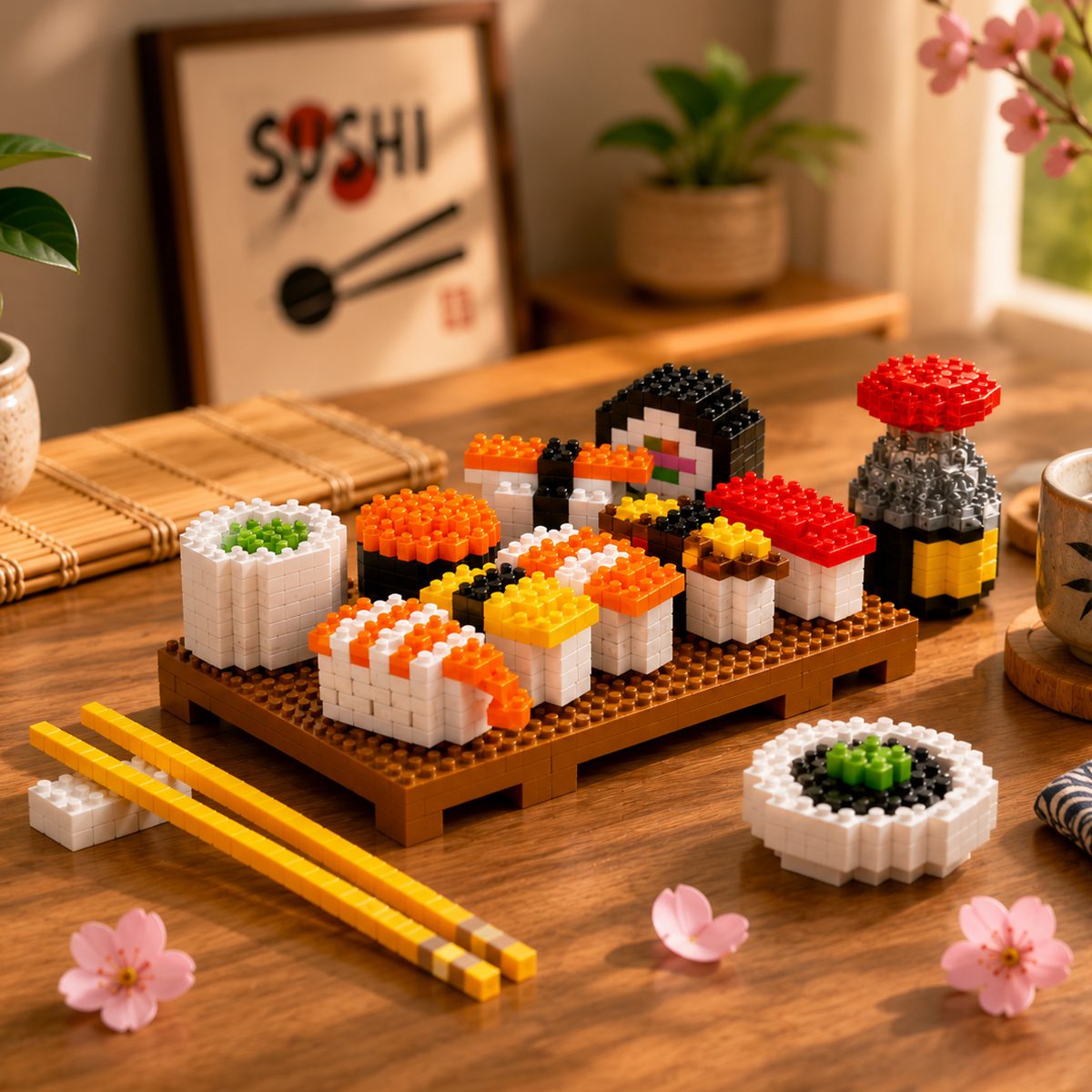 ساختنی 1400 تکه وایز هاوک مدل Mini Blocks Sushi – No2341