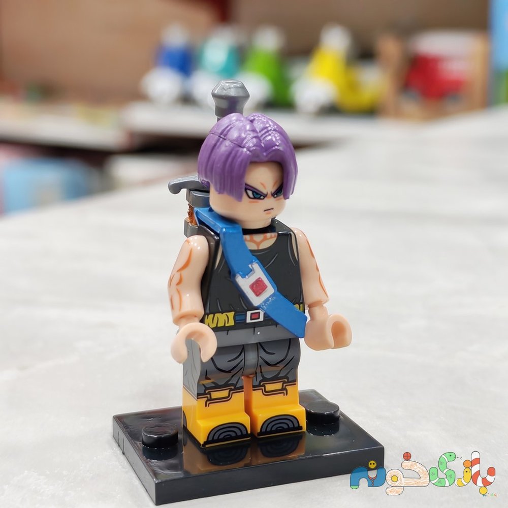مینی‌فیگور ترانکس آینده Future Trunks نسخه مبارز جنگ‌زده لگو Dragon Ball Z