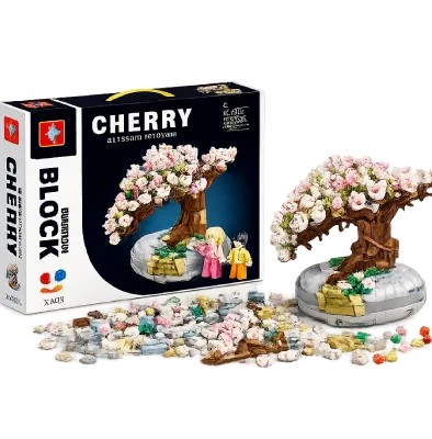 لگو شکوفه گیلاس ۴۲۷ قطعه مدل درخت تزئینی Cherry Blossom