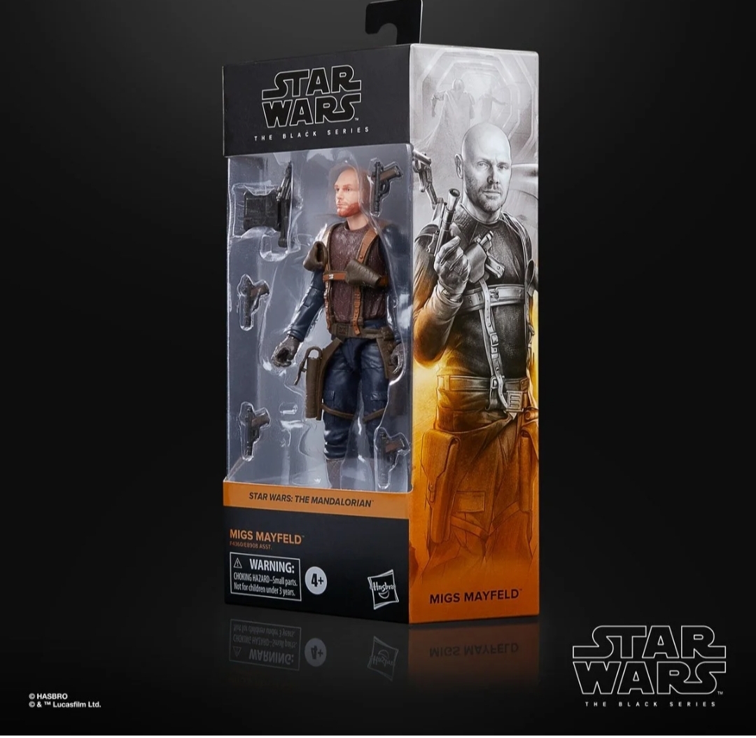 Star Wars: The Mandalorian – The Black Series Migs Mayfeld اکشن فیگور**