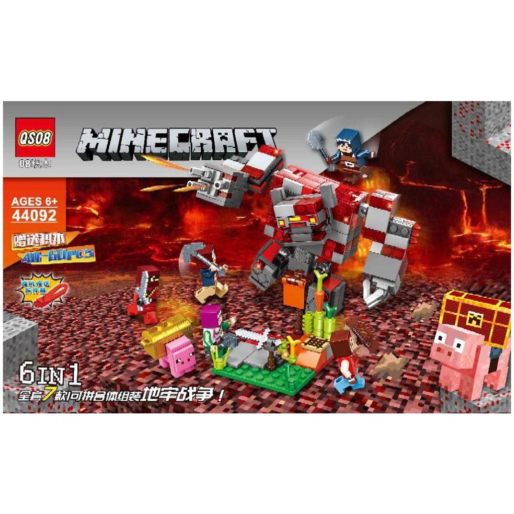 لگو ساختنی ماینکرفت MINECRAFT کد 44092 تعداد قطعات 477