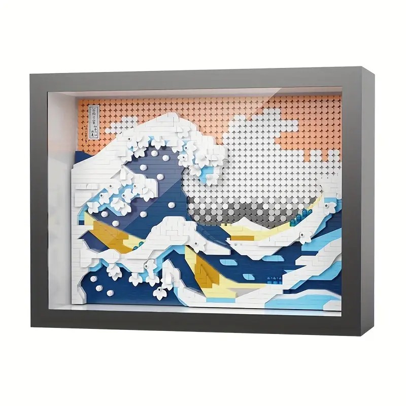 لگو ساختنی تابلو موج دریا great wave kana gave کد M3061